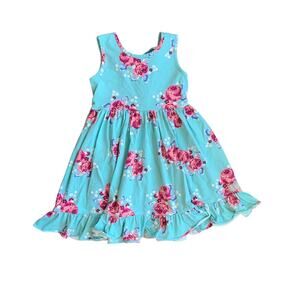 Eleanor Rose Floral tank Dress 6/7 Years